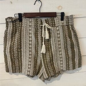 House of Harlow 1960 x Revolve linen embroidered shorts size large . Never worn